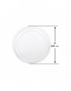 Plateau Four micro-ondes Ø 245mm Universelle Lisse