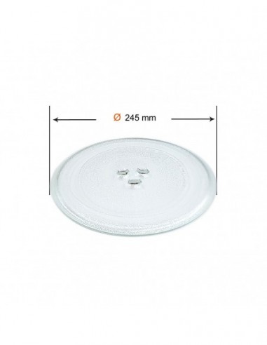 Plateau Four micro-ondes Ø 245 mm Universelle