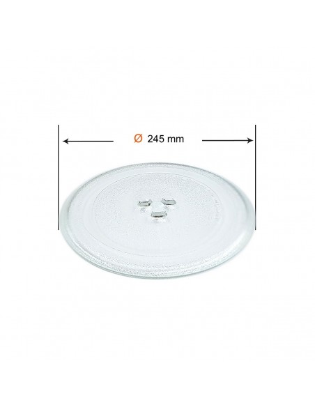 Plateau Four micro-ondes Ø 245 mm Universelle