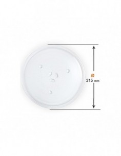 Plateau Four micro-ondes Ø 315mm universelle Samsung LG 2