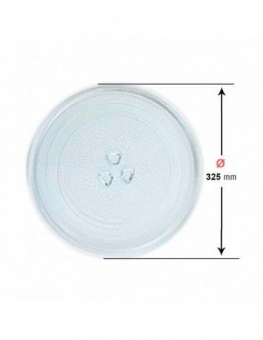 Plateau Four micro-ondes Ø 325 mm Universelle