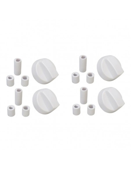 Ensemble de cuisine standard blanc, 4 unités