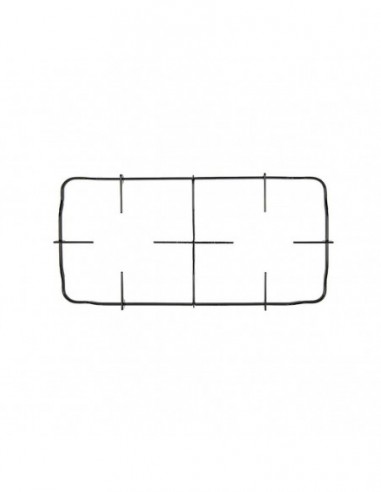 Grill Feux Plan de cuisson Teka 220x380mm (2...