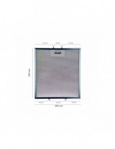 Filtre anti-graisse Hotte aspirante TEKA DS70 DE70... 2