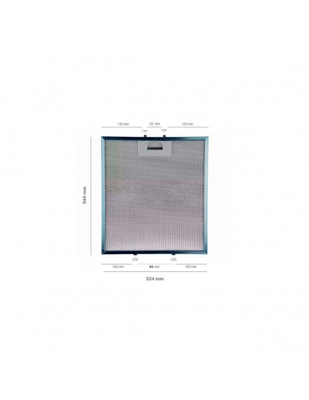 Filtre anti-graisse Hotte aspirante Teka DBB70 324x344 mm