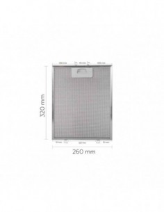 Filtre anti-graisse Hotte aspiranteMultimarque 320x260 mm 2
