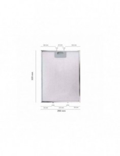 Filtre anti-graisse Hotte aspiranteWHIRLPOOL 320x260 mm... 2