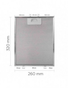 Filtre anti-graisse Hotte aspirante TEKA DE90 DS90 DM90... 2