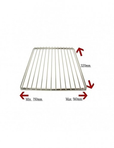 Grille Four Extensible 350 à 560 mm