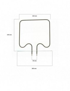 Résistance inférieure pour four TEKA Hc 490me Hc 510me Hc... 2