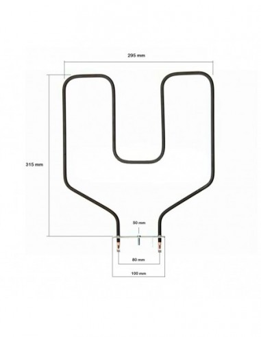 Résistance Inférieure pour Four TEKA Ht 490 Ht...