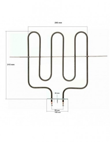 Résistance supérieure pour four TEKA Ht 510 me...