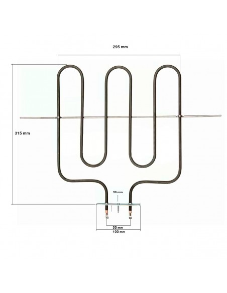 Résistance supérieure pour four TEKA Ht 510 me Ht 490 me 1900w 83040749.
