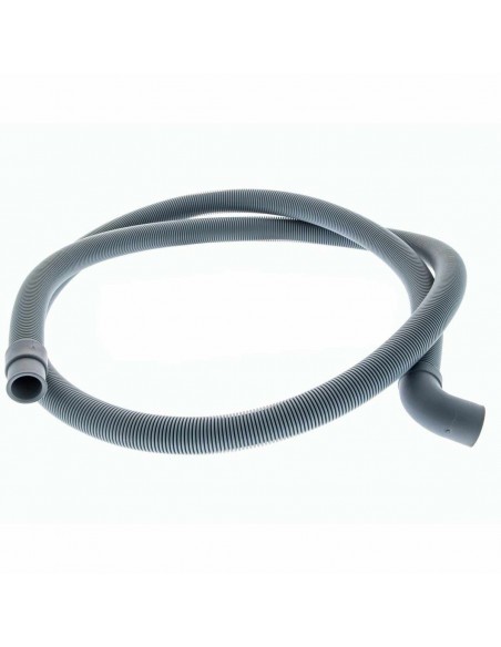 Tuyau d'évacuation de lave-linge Ø 19 / 19 x 2500mm avec 90/180º d'embouts.