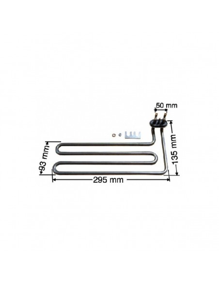 Résistance lave-vaisselle INDESIT 1800W 230V