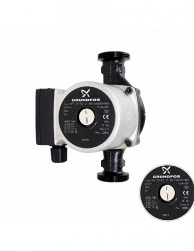 Pompe Grundfos UPS 25-50 180mm Chaudière
