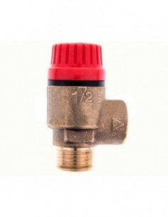 Soupape de sécurité pour chaudière universelle 1/2...