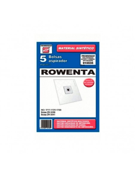 Sac aspirateur Rowenta Carrefour Moulinex Tecnohogar 915535