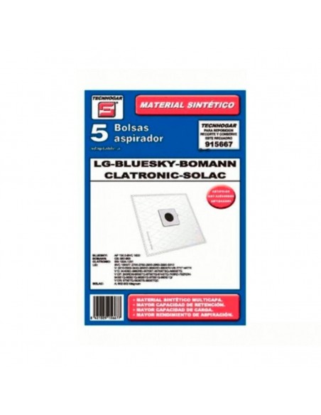Sac d'aspirateur LG Solac Bluesky Bomann Tecnohogar 915667