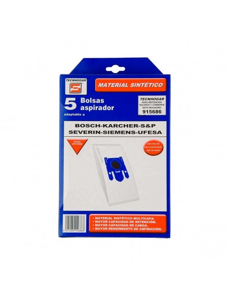 Sac aspirateur Bosch Karcher Siemens Ufesa Tecnhogar 915686