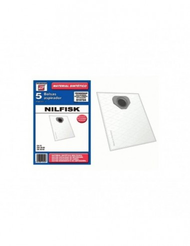 Sac synthétique aspirateur Nilfisk 5 UNITÉS 915724