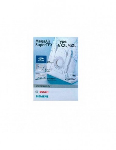 Sac d'aspirateur Bosch Type GXXL/GXL (4 unités)
