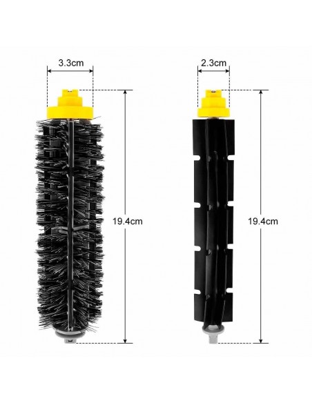 Pack de pièces de rechange pour la série 600 ROOMBA - filtres, brosses et rouleaux.
