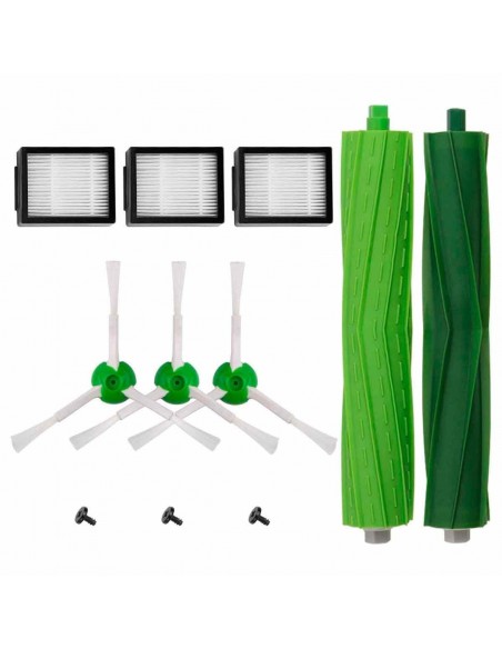 Pack de pièces détachées pour ROOMBA série E5 E6 i7 i7+, filtres, brosses et rouleaux.