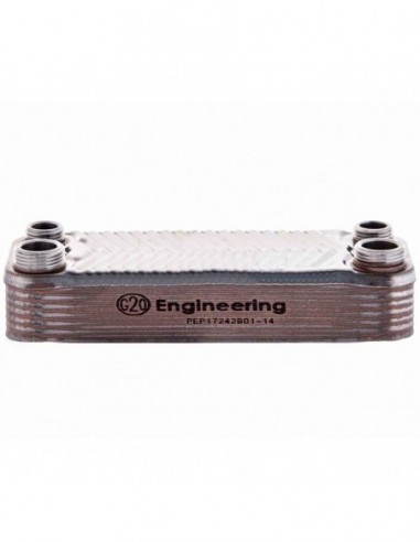 Échangeur de chaleur à plaques pour chaudière...