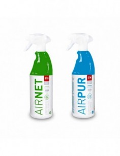 Kit Airnet + Airpur Nettoyeur et Désodorisant Climatisation