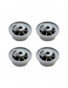 Roue de panier inférieur pour lave-vaisselle Bosch 00165314.