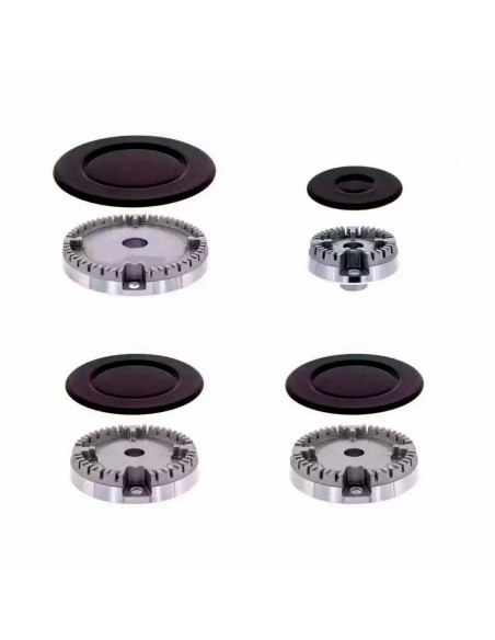 Ensemble de 4 brûleurs pour cuisinières à gaz Teka, Balay et Fagor (multi-marques)