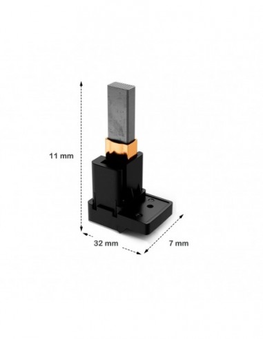 Balayette de charbon pour moteur aspirateur...