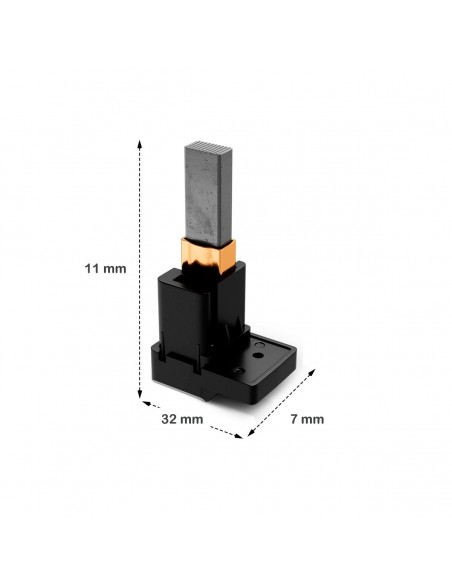 Balayette de charbon pour moteur aspirateur DYSON DC05 DC07 DC08.