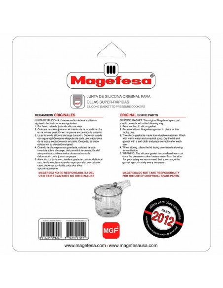 Joint en caoutchouc pour Cocotte-minute MAGEFESA Ø22 cm.