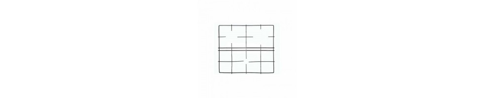 Grille De Four LEDA En Fonte – 18 X 28 Cm, Rectangulaire, Résiste De -60°C à 700°C, Pour Cheminées Et Poêles